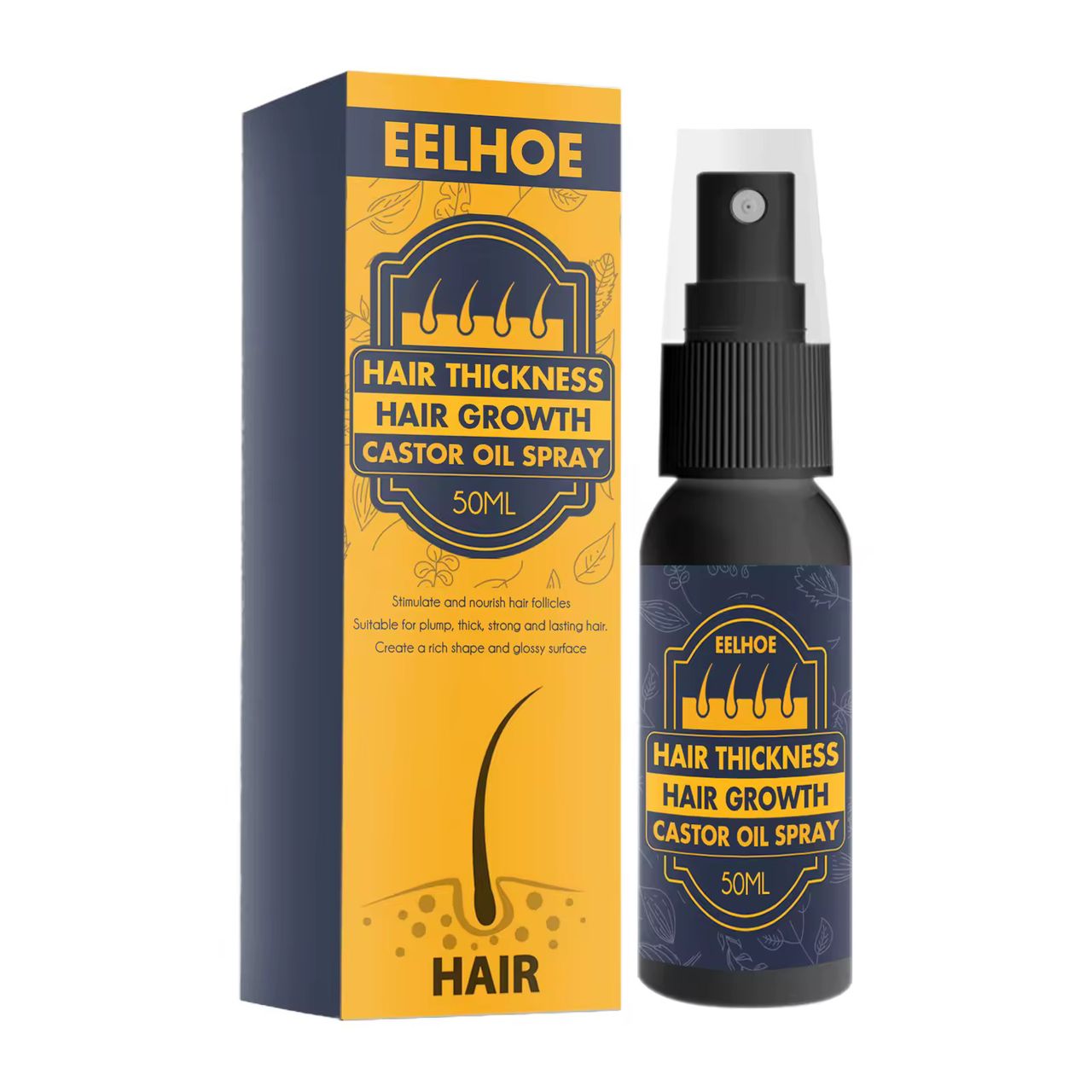 Hair Growth Castor Oil Spray